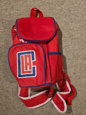 NEW NBA Los Angeles LA Clippers State Farm Cooler Backpack Holds 12 One Pint Can